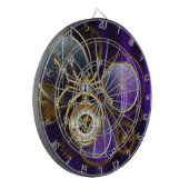 Steampunk Spider op Paarse achtergrond Dartbord (Voorkant Links)
