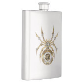 Steampunk Spider op Paarse achtergrond Flacon (Rechts)