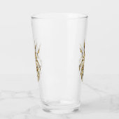 Steampunk Spider op Paarse achtergrond Glas (Links)
