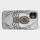 Steampunk Spider op ruw staal Case-Mate iPhone Case (Achterkant (horizontaal))