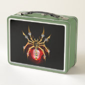 Steampunk spin op zwart (Achterkant)