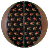 Steampunk spin op zwart basketbal (Verticaal)