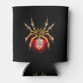 Steampunk spin op zwart blikjeskoeler (Voorkant)