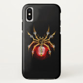 Steampunk spin op zwart Case-Mate iPhone case (Achterkant)