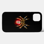 Steampunk spin op zwart Case-Mate iPhone case (Achterkant (horizontaal))