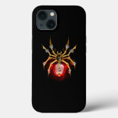 Steampunk spin op zwart Case-Mate iPhone case (Achterkant)
