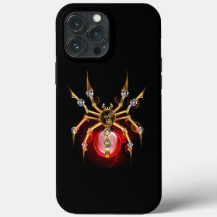 Steampunk spin op zwart Case-Mate iPhone case