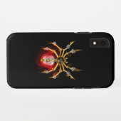 Steampunk spin op zwart Case-Mate iPhone case (Achterkant (horizontaal))