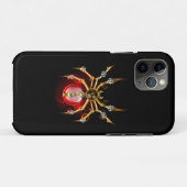 Steampunk spin op zwart Case-Mate iPhone case (Achterkant (horizontaal))