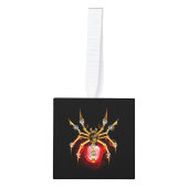 Steampunk spin op zwart decoratie (Voorkant)