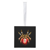 Steampunk spin op zwart decoratie (Rechts)