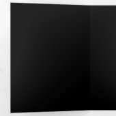 Steampunk spin op zwart drieluik kaart (Binnenzijde eerst)