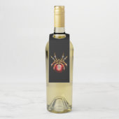 Steampunk spin op zwart flessenhanger (Op fles)