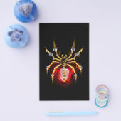 Steampunk spin op zwart flyer (Enkel)