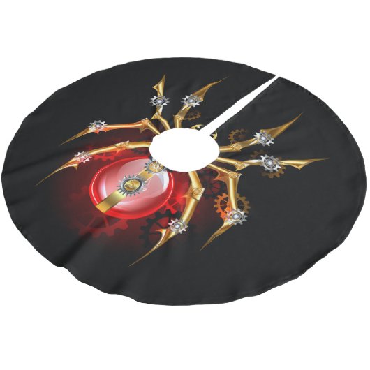 Steampunk spin op zwart kerstboom rok (Gekanteld)