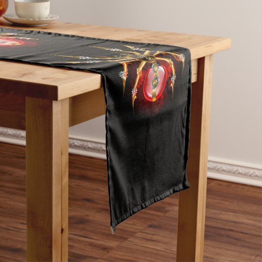 Steampunk spin op zwart lange tafelloper (Voorbeeld)