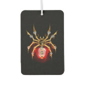 Steampunk spin op zwart luchtverfrisser (Voorkant)