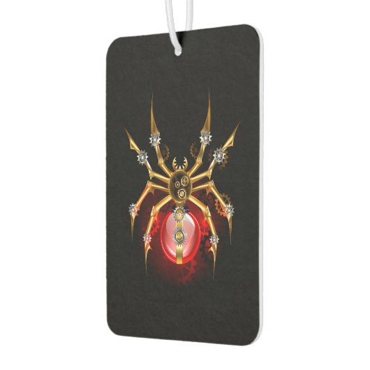 Steampunk spin op zwart luchtverfrisser (Links)