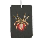 Steampunk spin op zwart luchtverfrisser (Achterkant)