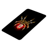 Steampunk spin op zwart magneet (Linkerzijde)