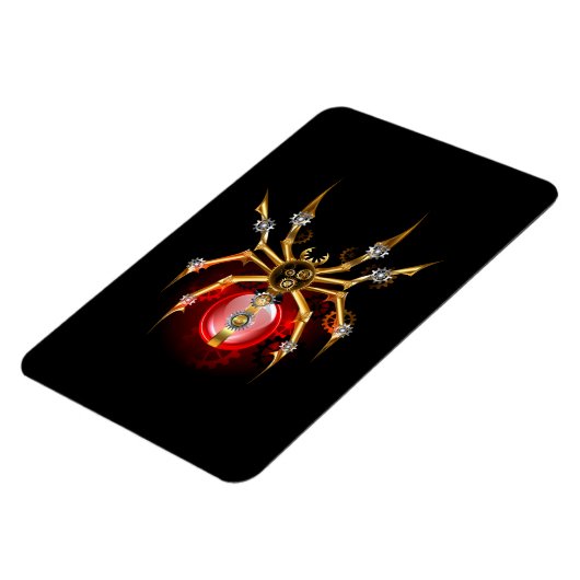 Steampunk spin op zwart magneet (Linkerzijde)