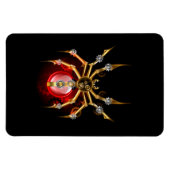 Steampunk spin op zwart magneet (Horizontaal)