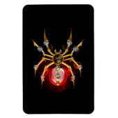 Steampunk spin op zwart magneet (Verticaal)