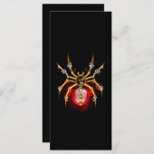 Steampunk spin op zwart menu (Voorkant / Achterkant)