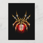 Steampunk spin op zwart menu (Voorkant)