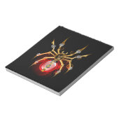 Steampunk spin op zwart notitieblok (Linkerzijde)