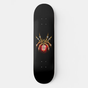 Steampunk spin op zwart persoonlijk skateboard