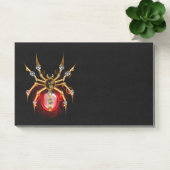 Steampunk spin op zwart post-it® notes (Kantoor)