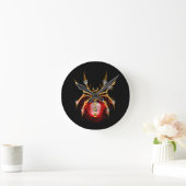 Steampunk spin op zwart ronde klok (Huis)