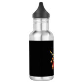 Steampunk spin op zwart waterfles  (Links)