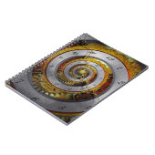 Steampunk - Spiral - oneindige tijd Notitieboek (Linkerzijde)