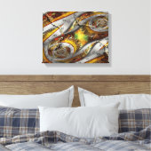 Steampunk - Spiral - Ruimtetijdcontinuum Canvas Afdruk (Insitu (Slaapkamer))