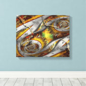 Steampunk - Spiral - Ruimtetijdcontinuum Canvas Afdruk (Insitu (Houten vloer))
