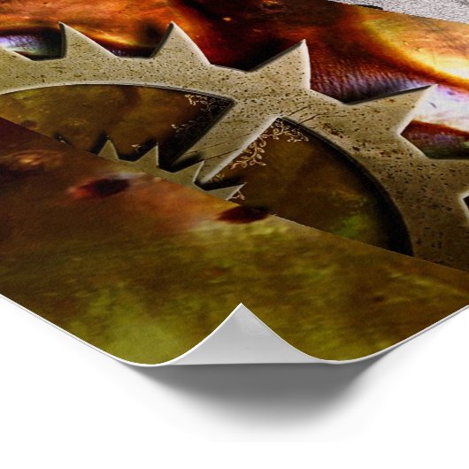 Steampunk - Spiral - Time Iris Poster (Hoek)