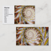 Steampunk - Spiral - Time Iris Visitekaartje (Voorkant / Achterkant)