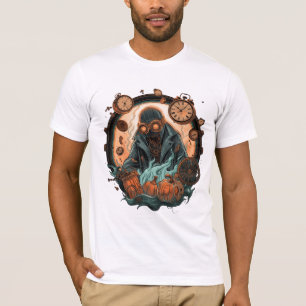 Steampunk spooktijdreiziger Halloween T-shirt