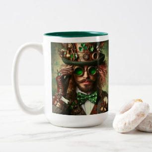 Steampunk St. Patrick Tweekleurige Koffiemok