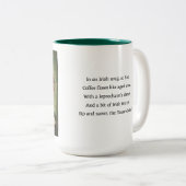 Steampunk St. Patrick Tweekleurige Koffiemok (Voorkant rechts)