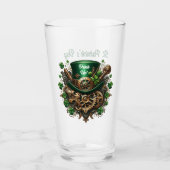 Steampunk St Patrick's Day Drink omhoog Glas (Voorkant)
