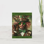 Steampunk St. Patrick's Day Kaart (Voorkant)
