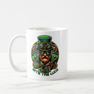 Steampunk St. Patrick's Day Leprechaun Koffiemok