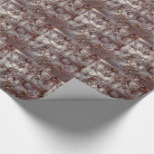 Steampunk stalen deurpatroon, metaal, klinknagels, cadeaupapier (Hoek)