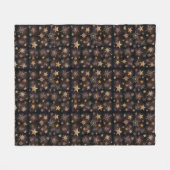 Steampunk Stars Fleece Deken (Voorkant (Horizontaal))