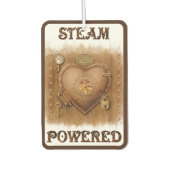 Steampunk Steam Powered Heart Luchtverfrisser (Voorkant)