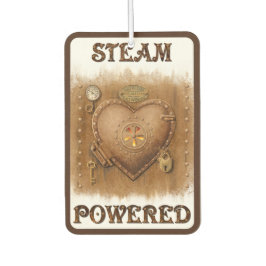 Steampunk Steam Powered Heart Luchtverfrisser