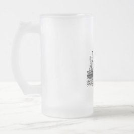 Steampunk Steamboot Matglas Bierpul